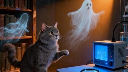 can cats see ghosts