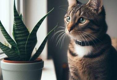 are snake plants toxic to cats