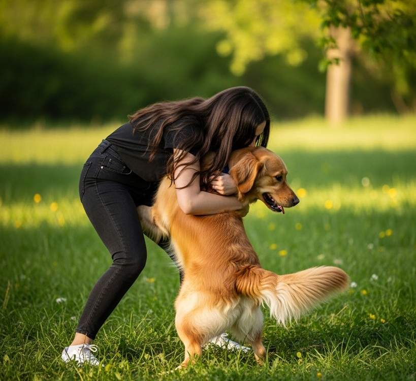 hugging too much