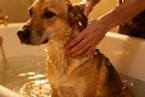 pet bathing anxiety
