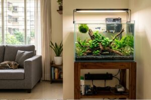 a beginner aquarium