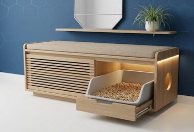 hide cat litter box