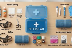 core items in pet first aid kit